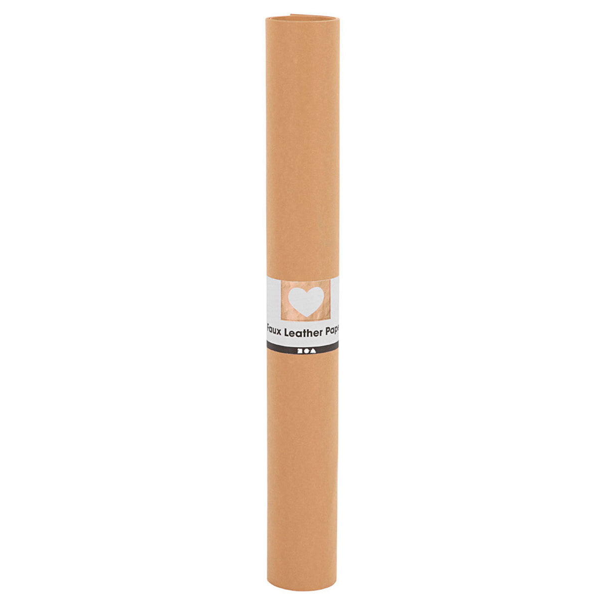 Faux leather paper light brown, 1mtr.