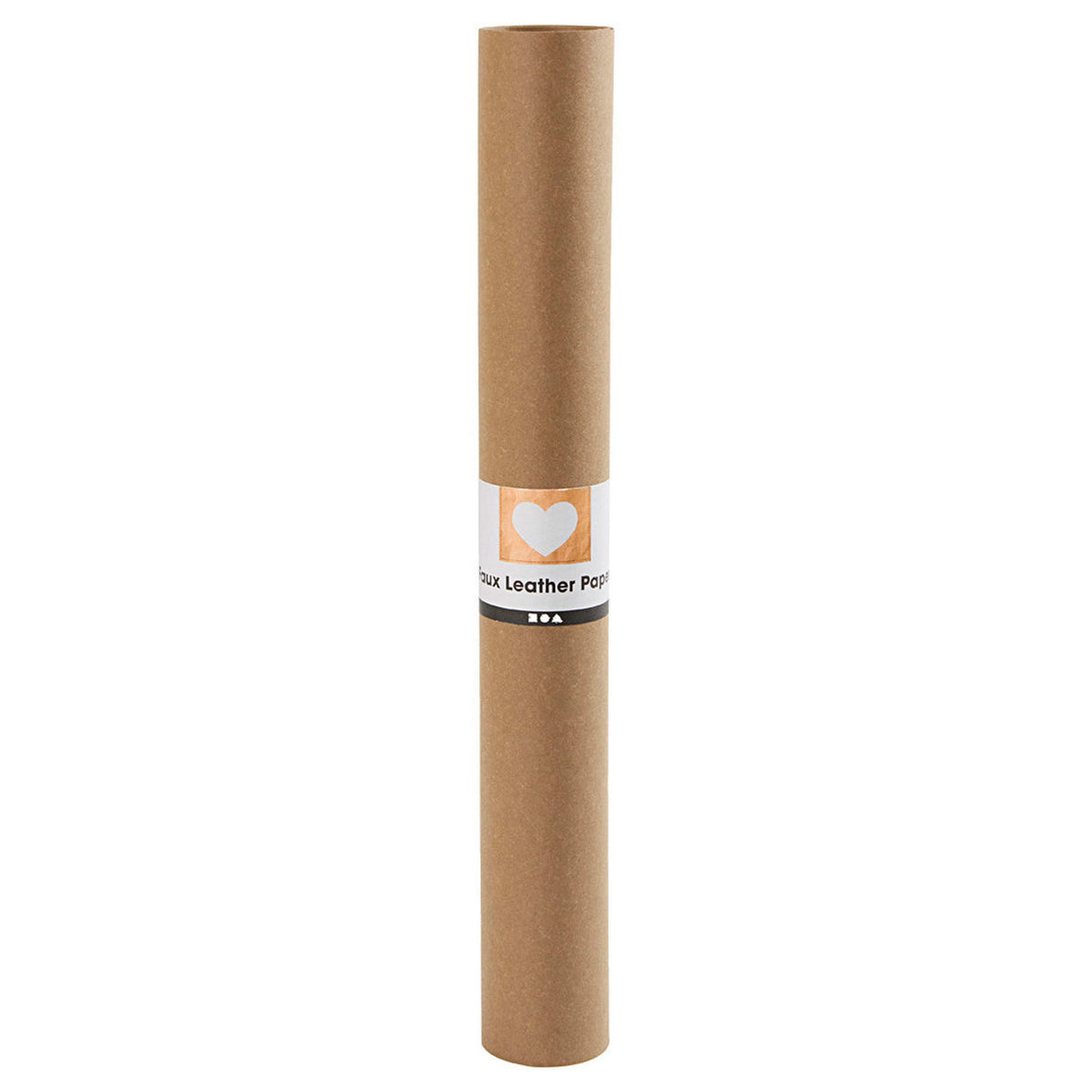 Faux Leather Papier Donkerbruin, 1mtr.