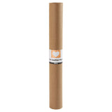 Faux Leather Papier Donkerbruin, 1mtr.