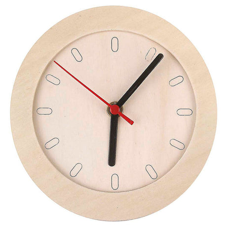 Société créative https: www.ccobby.nl horloge-avec-cadre-en-bois-d-15-cm-1-pièce