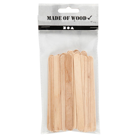 Société créative https : www.ccobby.nl popsicle sticks-l-11-5-cm-w-10-mm-natural-30-piece-1-box