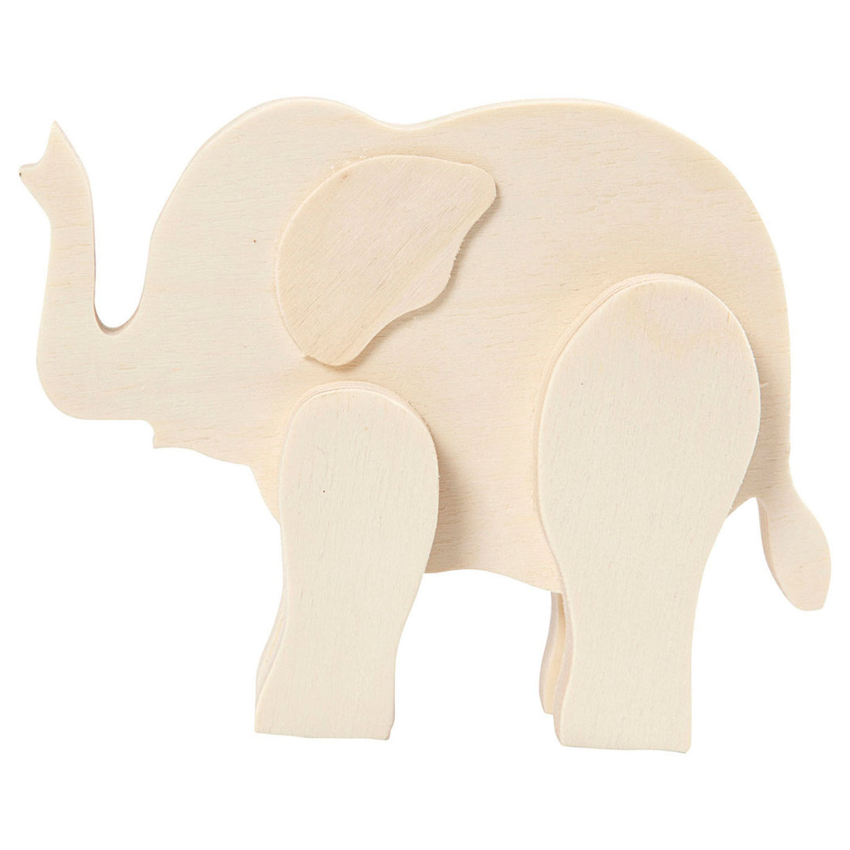 Animal de figure en bois - éléphant