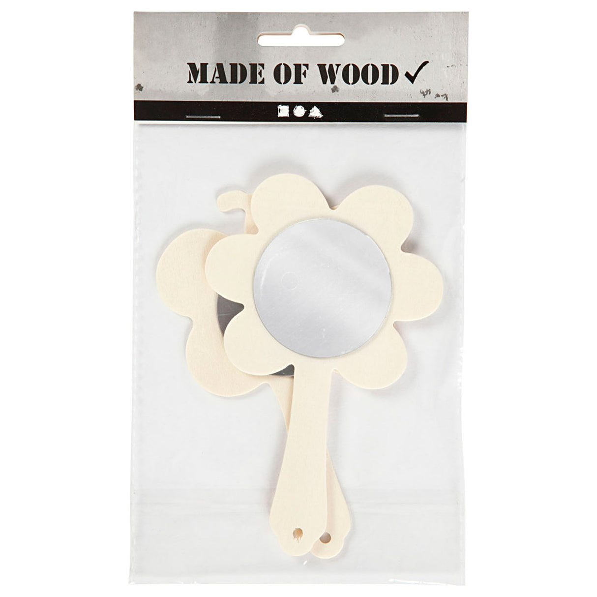Société créative https : www.ccobby.nl miroir à main-h-13-9-cm-w-9-cm-2-piece-1-box