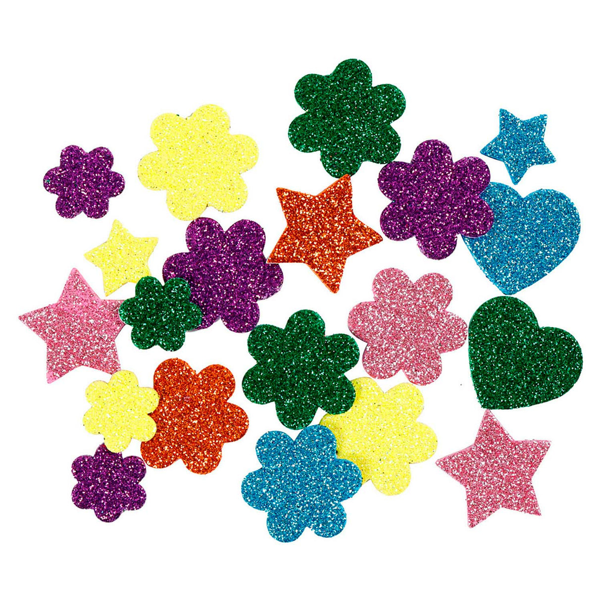 Société créative https : www.ccobby.nl foam-figures-stars-flowers-and-hearts-d-19-29-mm-100-div-1-doos