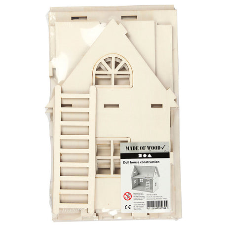 Société créative https: www.ccobby.nl diy-dollhouse-h-25-cm-dimensions-18x27-cm-1-piece