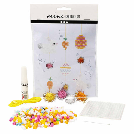 Entreprise créative fabriquant des pendentifs de Pâques en perles thermocollantes
