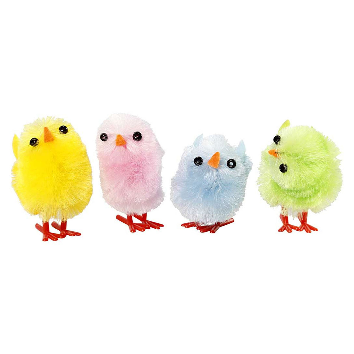 Creativ company Poussins de Pâques, h : 30 mm, couleurs pastel, 12 pièces 1 boîte