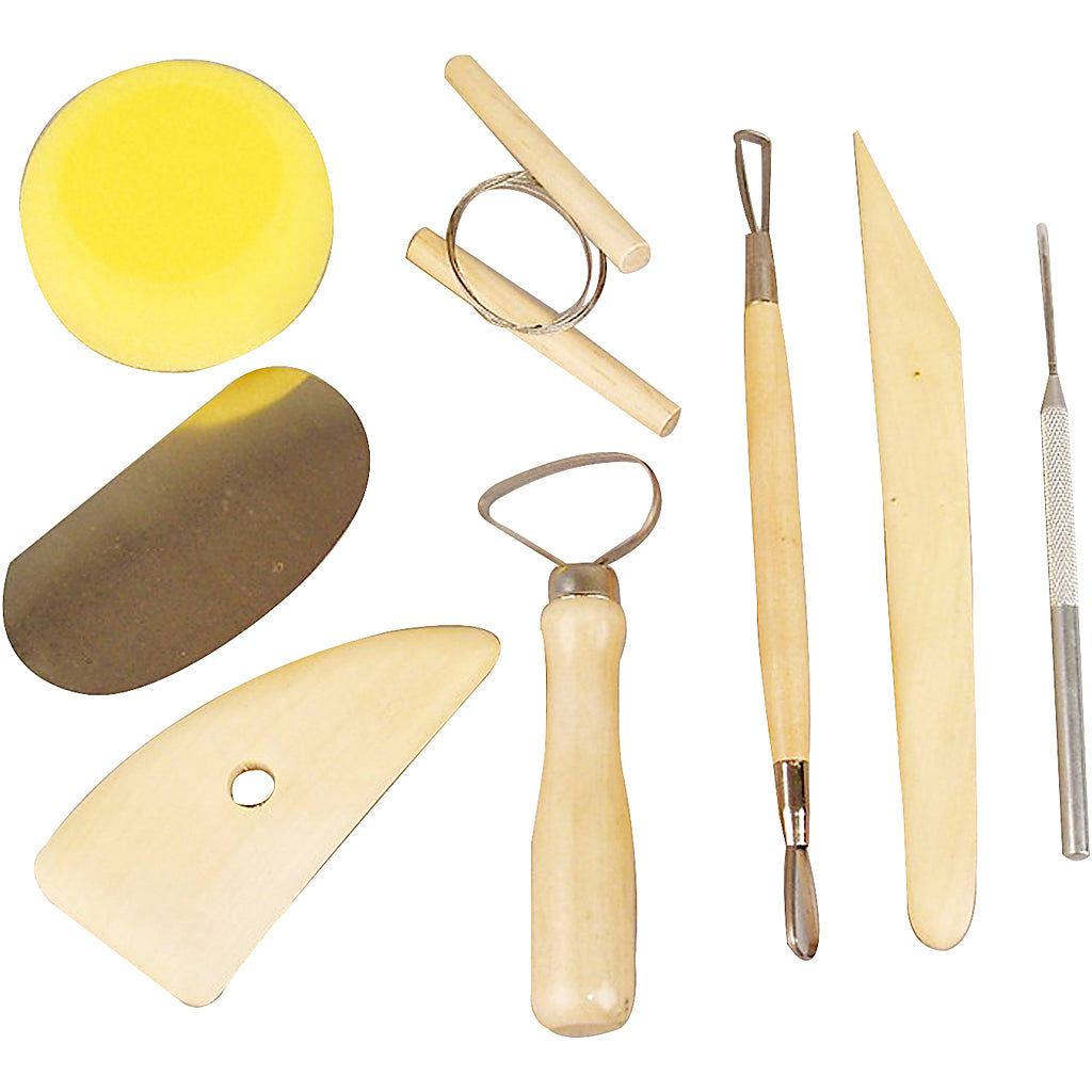 Société créative https : www.ccobby.nl modeling-tool-set-8-piece-1-box