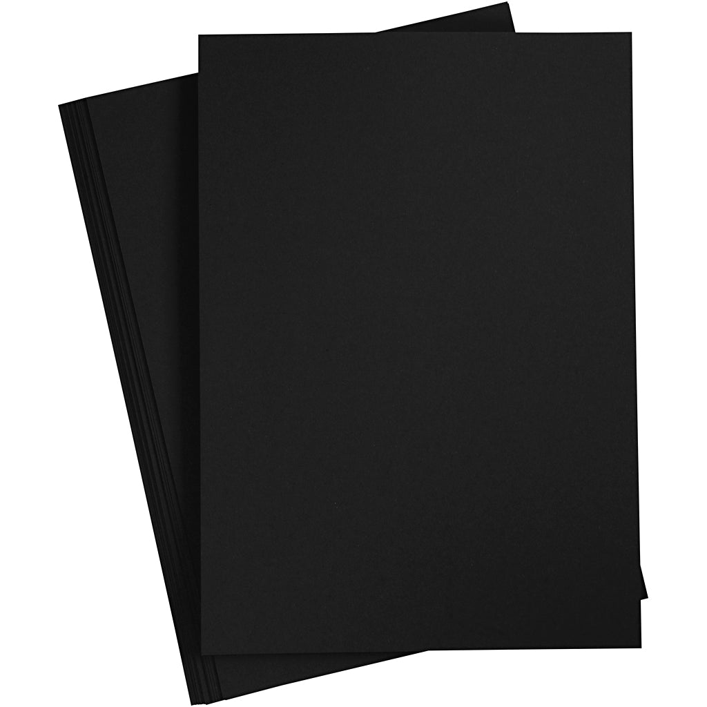 Papier d'entreprise Creativ, a4, feuille 210x297 mm, 80 gr, noir, 20 pièces 1 boîte