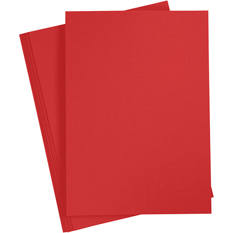 Papier d'entreprise Creativ rouge a4 80gr, 20 pcs.