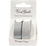Creativ company ruban de masquage argent 2m, 2pièces.