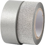 Creativ company ruban de masquage argent 2m, 2pièces.