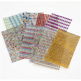 Société créative https: www.ccobby.nl stick-on-strassteen-d-4-6-mm-sheet-16x9-5-cm-diverse-colours-10-sheet-1-box