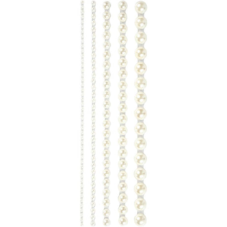 Société créative https: www.ccobby.nl demi-adhésif-pearls-size-2-8-mm-white-140-piece-1-box