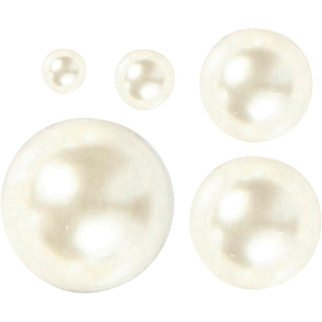 Société créative https: www.ccobby.nl demi-adhésif-pearls-size-2-8-mm-white-140-piece-1-box