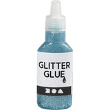 Creativ Company Glitter Glue Light Bleu, 25 ml