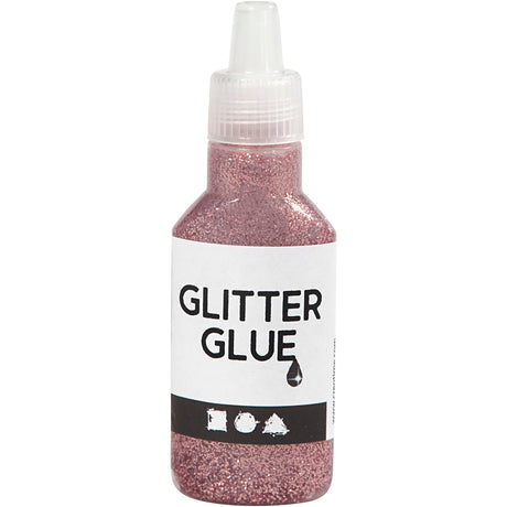 Creativ Company Glitter Glue Pink, 25 ml