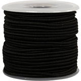 Creativ company élastique épaisseur 2mm noir, 25m