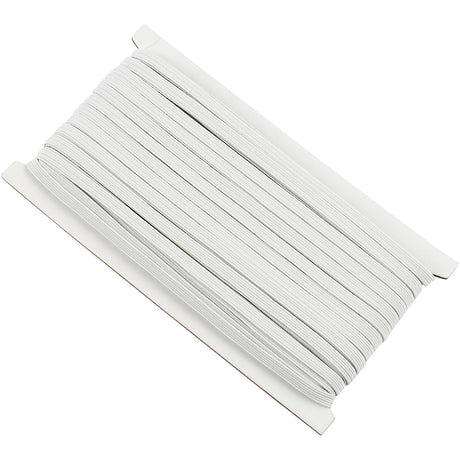 Société créative https: www.ccobby.nl elastic-w-6-mm-white-50-m-1-roll