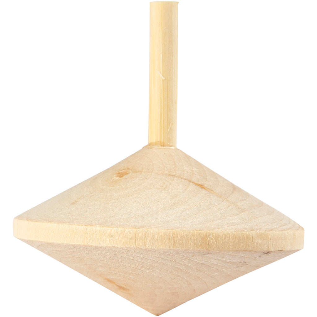 Creativ company houten tol naturel, ø 5,5cm