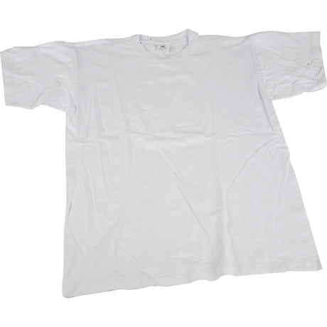 T-shirt Creativ company blanc à col rond en coton, 5-6 ans