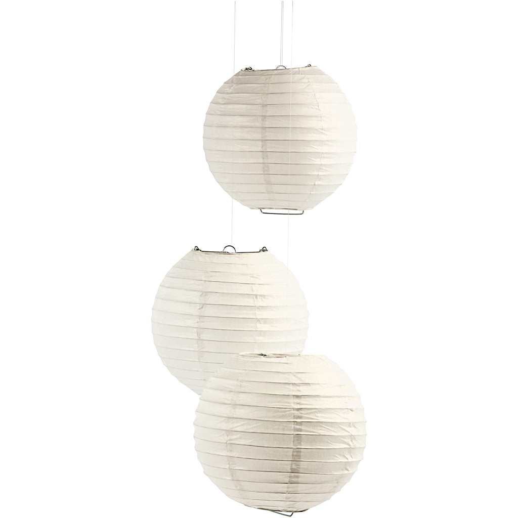 Creativ Company Rice Paper Lamp White, 35 cm