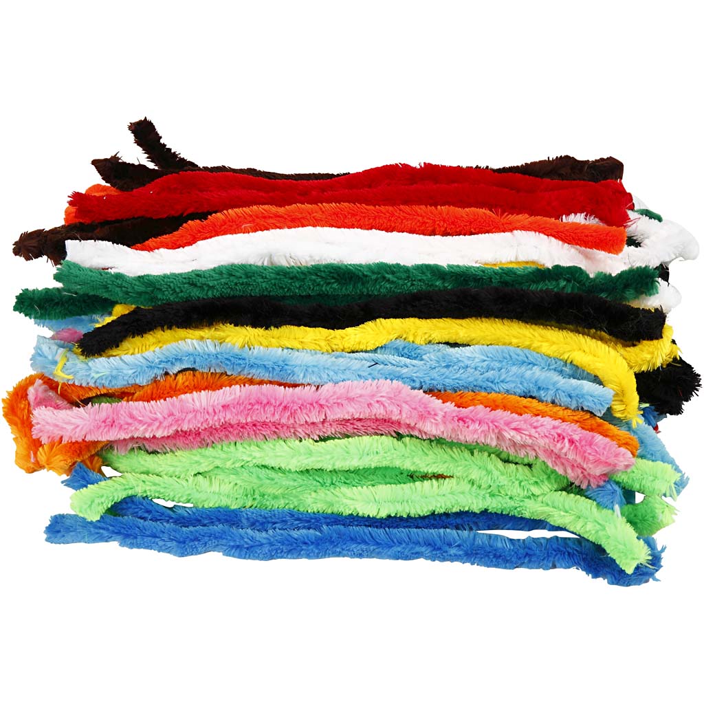 Société créative https: www.ccobby.nl chenille-large-l-45-cm-thickness-25-mm-diverse-colours-60-div-1-box