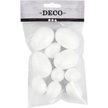 Société créative https: www.ccobby.nl oeufs-h-35-48-mm-b-25-35-mm-white-10-piece-1-box