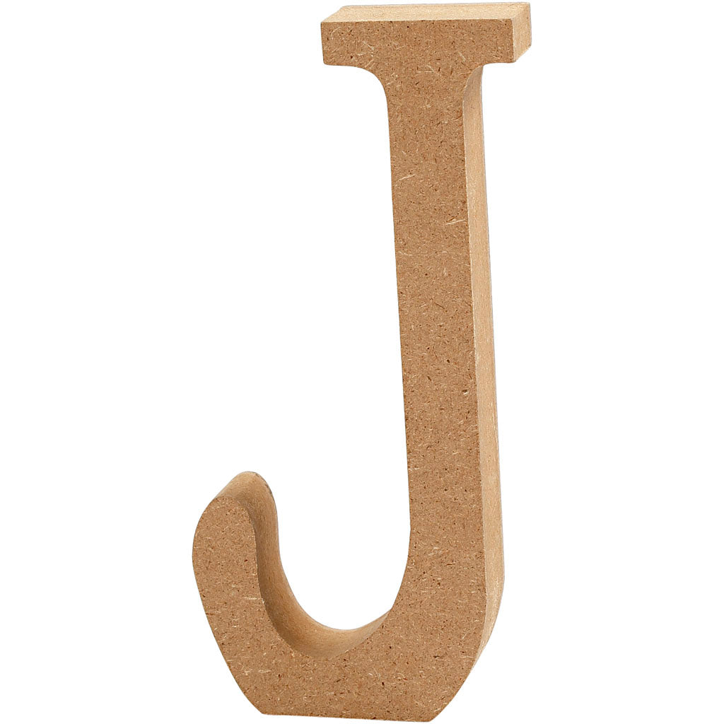 Creativ Company Letter J MDF 13cm, 1.