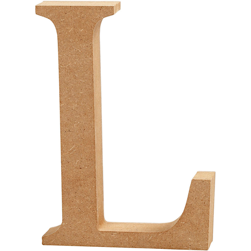 Creativ Company Letter L MDF 13cm, 1er.