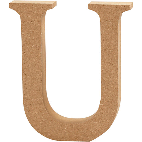 Creativ Company Letter U MDF 8cm, 1er.