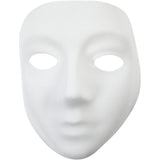 Creativ Company Mask White Plastic Velour