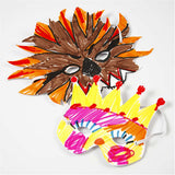 Société Creativ https : www.ccobby.nl masques fantaisie-y compris-élastique-h-15-20-cm-230-gr-white-5-piece-1-box