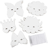 Creativ Company Fantasimaskers White, 100: e.