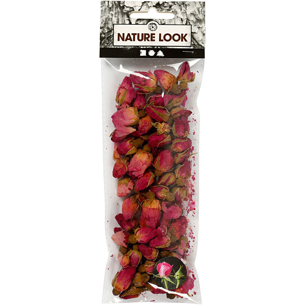 Creative Company Flowers secchi pulsanti rosa, 15gr