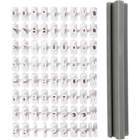 Société créative https : www.ccobby.nl jeu de tampons-de-lettres-en-caoutchouc-numéros-h-6-mm-blanc-1-set