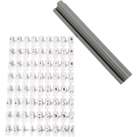 Société créative https : www.ccobby.nl jeu de tampons-de-lettres-en-caoutchouc-numéros-h-6-mm-blanc-1-set