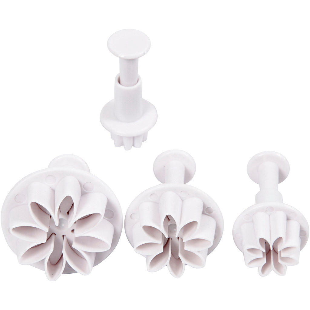 Société créative https : www.ccobby.nl formes découpées-avec-stamp-flower-d-2-3-2-8-3-6-4-4-cm-white-4-piece-1-box
