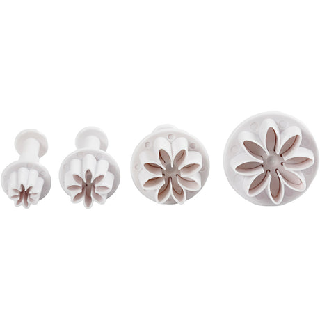 Société créative https : www.ccobby.nl formes découpées-avec-stamp-flower-d-2-3-2-8-3-6-4-4-cm-white-4-piece-1-box