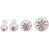 Société créative https : www.ccobby.nl formes découpées-avec-stamp-flower-d-2-3-2-8-3-6-4-4-cm-white-4-piece-1-box