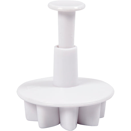 Société créative https : www.ccobby.nl formes découpées-avec-stamp-flower-d-2-3-2-8-3-6-4-4-cm-white-4-piece-1-box