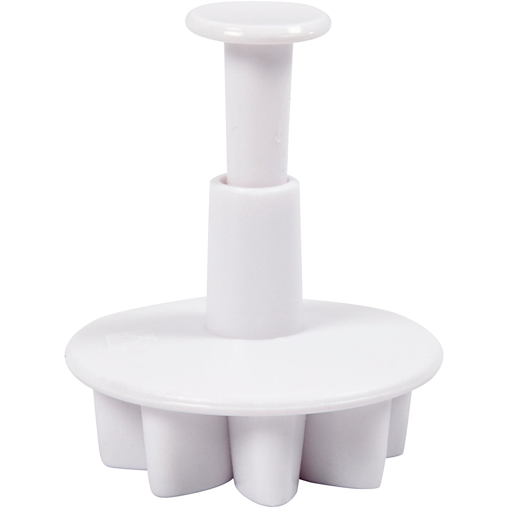 Société créative https : www.ccobby.nl formes découpées-avec-stamp-flower-d-2-3-2-8-3-6-4-4-cm-white-4-piece-1-box