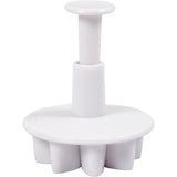 Société créative https : www.ccobby.nl formes découpées-avec-stamp-flower-d-2-3-2-8-3-6-4-4-cm-white-4-piece-1-box