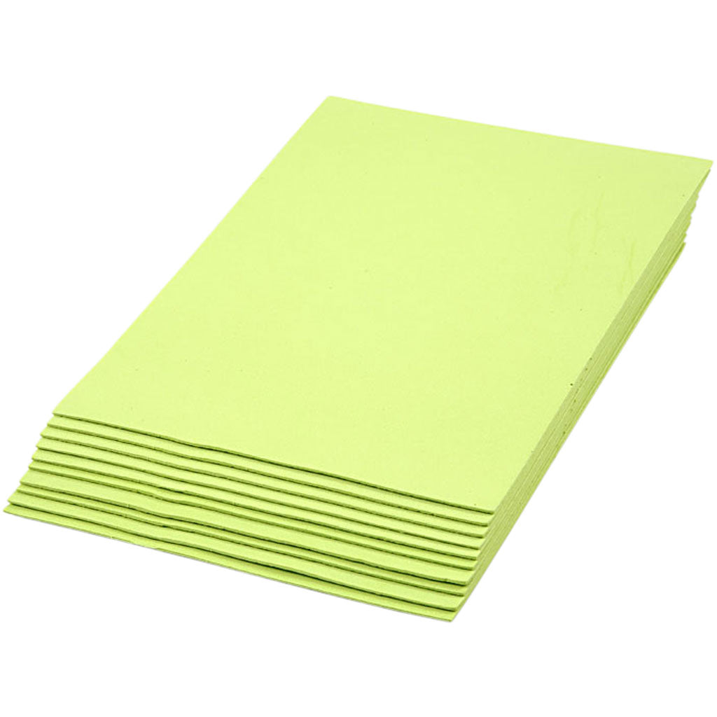 Ustvarjalno podjetje Eva Foam Sheets Light Green A4, 10st.