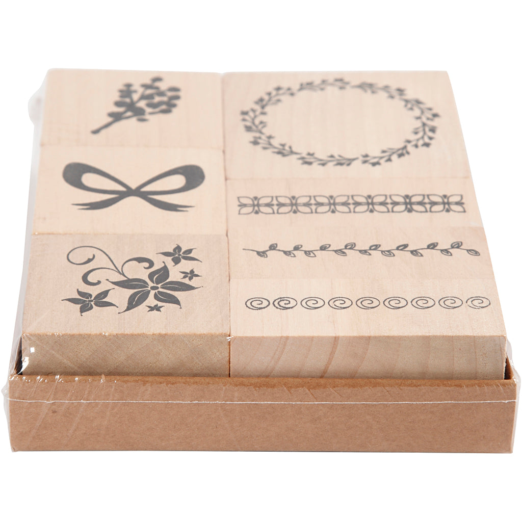 Société créative https : www.ccobby.nl set de tampons-nature-7-div-1-doos