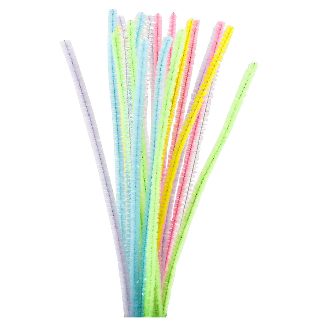 Chenille Wire Pastel Colors, 24st.