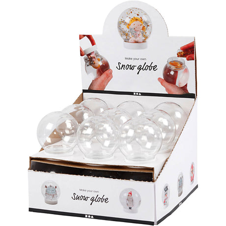 Boules à neige Creativ Company, 18 pièces.