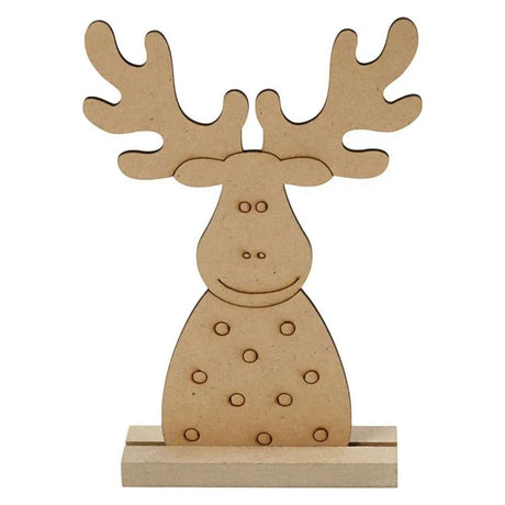Entreprise créative https: www.ccobby.nl Christmas-figure-reindeer-h-15-cm-d-3-cm-w-11-cm-thickness-3-mm-1-piece