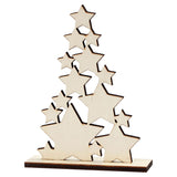 Entreprise créative https: www.ccobby.nl Sapin de Noël-h-19-6-cm-d-4-cm-w-14-7-cm-1-piece