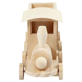 Train en bois d'entreprise créative avec wagon